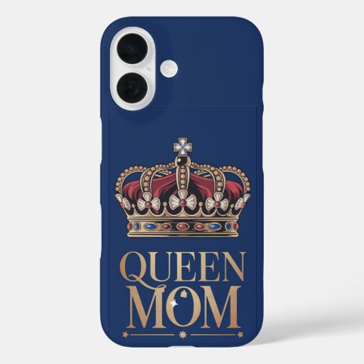 Queen Mama Crown Case-Mate iPhone Hülle (Rückseite)