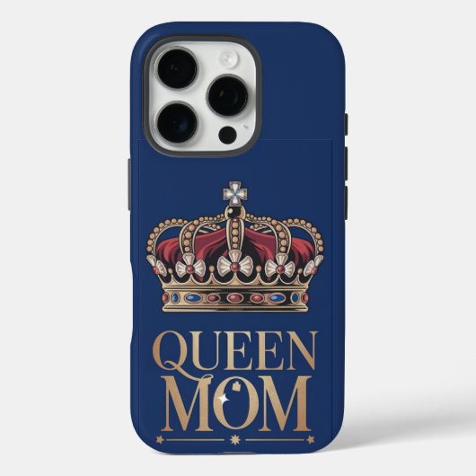 Queen Mama Crown Case-Mate iPhone Hülle (Rückseite)