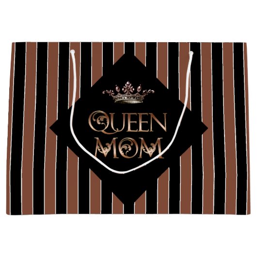 Queen Mama Gift Bag Große Geschenktüte (Vorderseite)