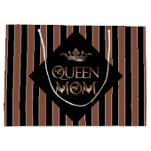 Queen Mama Gift Bag Große Geschenktüte (Rückseite)
