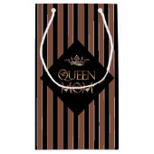 Queen Mama Gift Bag Kleine Geschenktüte (Rückseite)