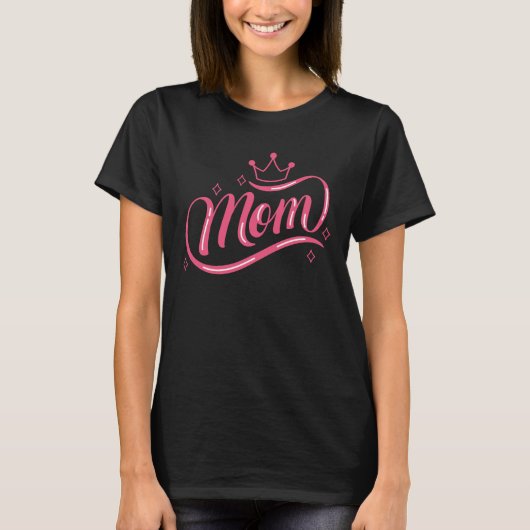Queen Mama Gift T-Shirt (Vorderseite)