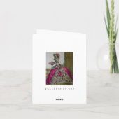 Queen Marie Antoinette ~ Karte / Einladungen (Rückseite)