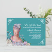 Queen Marie Antoinette Lasse uns zu essen Cake Par Einladung (Stehend Vorderseite)