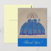 Queen Marie Antoinette ~ Postcard / Einladungen (Vorne/Hinten)