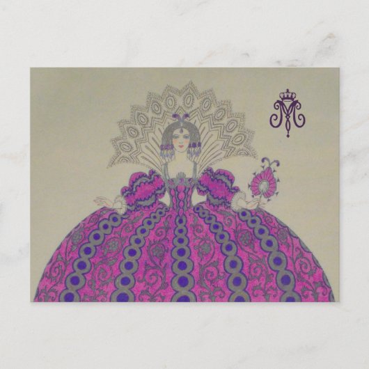 Queen Marie Antoinette ~ Postcard / Einladungen (Vorderseite)