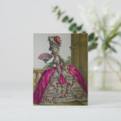 Queen Marie Antoinette ~ Postcard / Einladungen (Stehend Vorderseite)