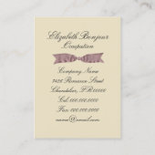 Queen Marie Antoinette ~ Visitenkarte (Rückseite)