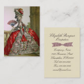 Queen Marie Antoinette ~ Visitenkarte (Vorne/Hinten)