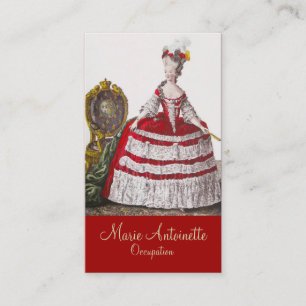Queen Marie Antoinette ~ Visitenkarte