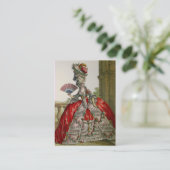 Queen Marie Antoinette ~ Visitenkarte (Stehend Vorderseite)