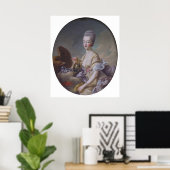 Queen Marie Antoinette von François Hubert Drouais Poster (Heimbüro)