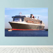 Queen Mary 2 Cruise Ship Leinwanddruck (Insitu (Holzboden))