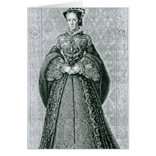 Queen Mary I graviert durch T.Brown