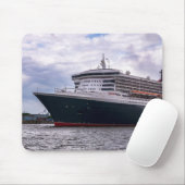 Queen Mary im Hafeneinlauf Mousepad (Mit Mouse)