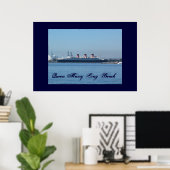 Queen Mary Long Beach Wall Poster (Heimbüro)