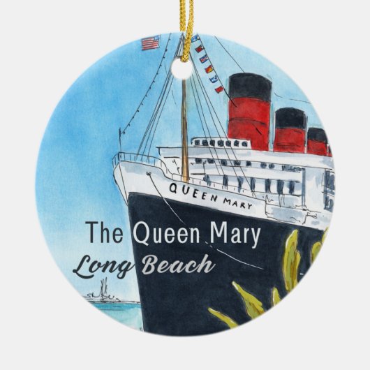 Queen Mary Long Beach Weihnachtsschmuck (Vorne)