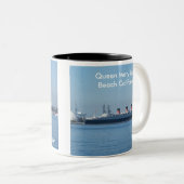 Queen Mary Long Beach Zweifarbige Tasse (VorderseiteRechts)