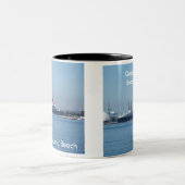 Queen Mary Long Beach Zweifarbige Tasse (Mittel)