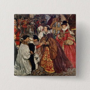 Queen Mary- und PrinzessinElizabeth Hereinkommen Button
