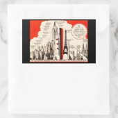 Queen Mary Vergleichstabelle Rechteckiger Aufkleber (Tasche)