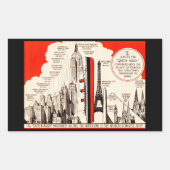 Queen Mary Vergleichstabelle Rechteckiger Aufkleber (Vorderseite)