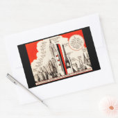 Queen Mary Vergleichstabelle Rechteckiger Aufkleber (Umschlag)