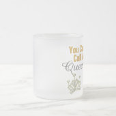 Queen Mattiert Glass Tasse (Mittel)