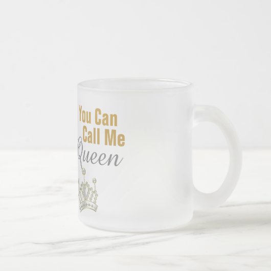 Queen Mattiert Glass Tasse (Rechts)