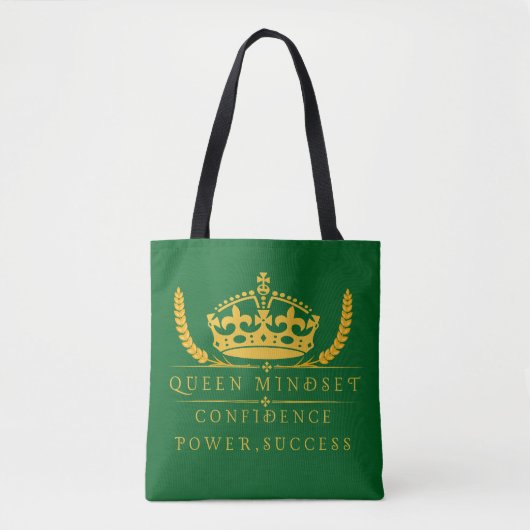 Queen Mindset Confidence, Power & Success Tasche (Vorderseite)