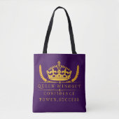 Queen Mindset Confidence, Power & Success Tasche (Vorderseite)