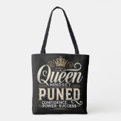Queen Mindset – Für Selbstvertrauen optimierte Tot Tasche (Rückseite)