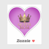 QUEEN MOM AUFKLEBER (Blatt)