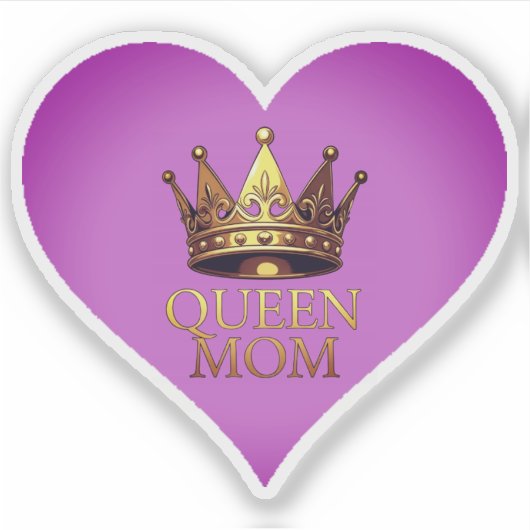 QUEEN MOM AUFKLEBER (Vorderseite)
