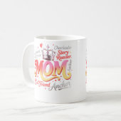 Queen Mom Gradient Crown Tribute Kaffeetasse (Vorderseite Links)