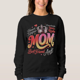 Queen Mom Gradient Crown Tribute Sweatshirt