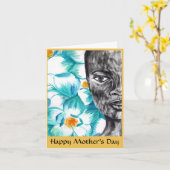 Queen Mother's Day Card von Alicia L. McDaniel Karte (Gelbe Blume)