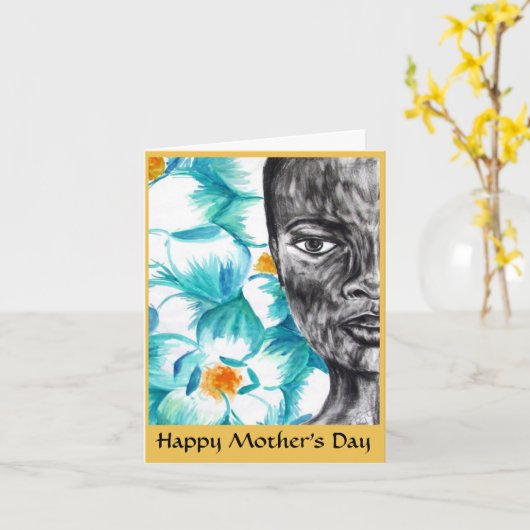Queen Mother's Day Card von Alicia L. McDaniel Karte (Gelbe Blume)