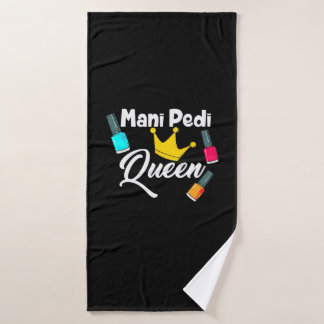Queen Nail Artist Badehandtuch