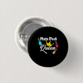 Queen Nail Artist Button (Vorne & Hinten)