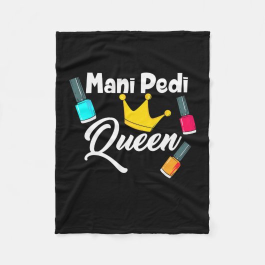 Queen Nail Artist Fleecedecke (Vorderseite)