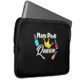 Queen Nail Artist Laptopschutzhülle (Vorne Rechts)