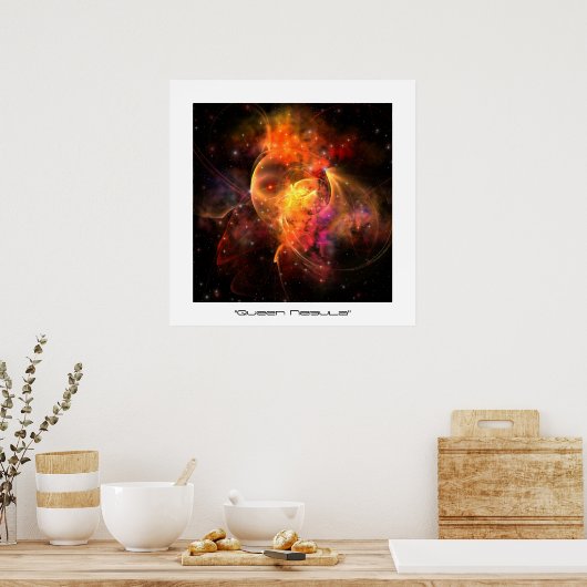QUEEN NEBULA DRINT POSTER (Küche)