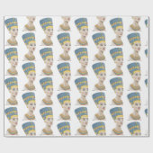 Queen Nefertiti Geschenkpapier (Flach)