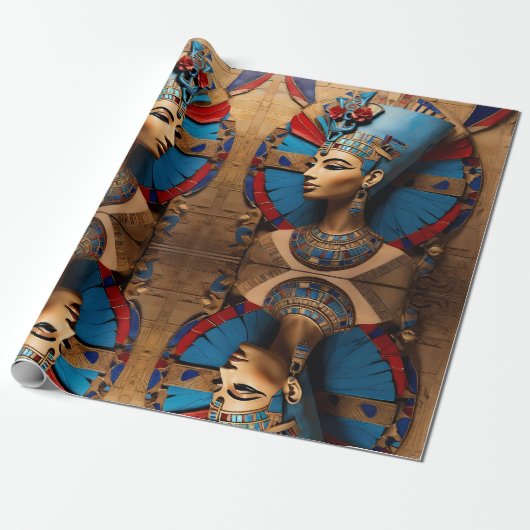 Queen Nefertiti Geschenkpapier (Ungerollt)