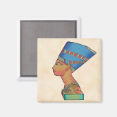 Queen Nefertiti Magnet (Vorderseite/Rückseite)