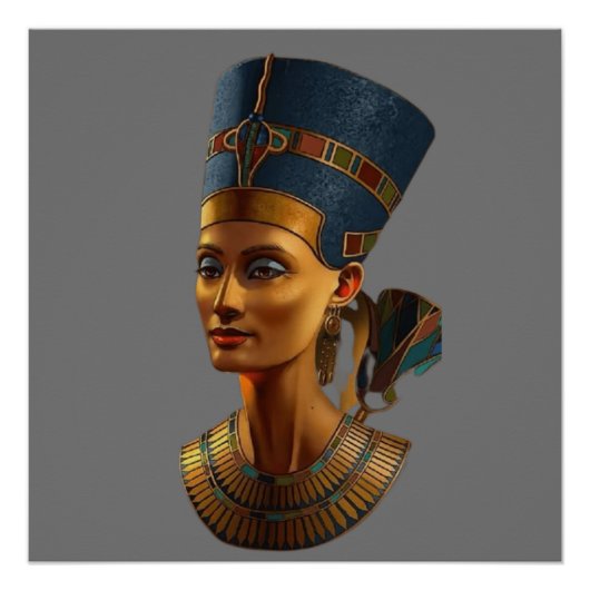 Queen Nefertiti Poster (Vorderseite)