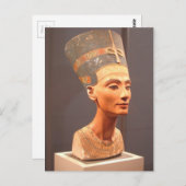Queen Nefertiti Postkarte (Vorne/Hinten)