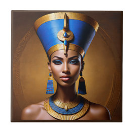 "Queen Nefertiti" Schöne antike afrikanische König Fliese