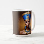 "Queen Nefertiti" Schöne antike afrikanische König Kaffeetasse (VorderseiteRechts)
